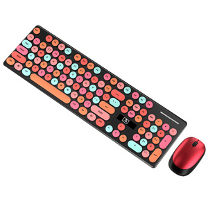 Venta al por mayor Mini teclado inalámbrico ratón juego teclado PC gamer portátil tableta Android teclado.