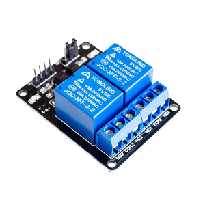 Modulo relè a 2 vie con protezione optoaccoppiatore 5V DC 12V DC relè scheda di espansione