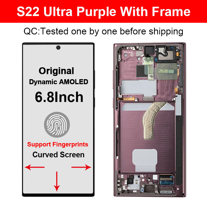 Original.6.8" Violet avec cadre