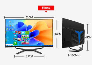 Computadora de escritorio Monoblock Gamer de alta velocidad 27 Curved i9 i7 i5 I3 con CPU RAM SSD DIY All In One PC Computer - Product Image 3