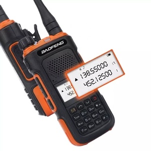 Baofeng Walkie Talkie Cifrado de Mano, Carcasa de Moldura de Doble Color, Capacidad Simplicidad de 1800 Mah, 12 Meses, Producto Negro, 2 Unidades, 1 Unidad - Product Image 4