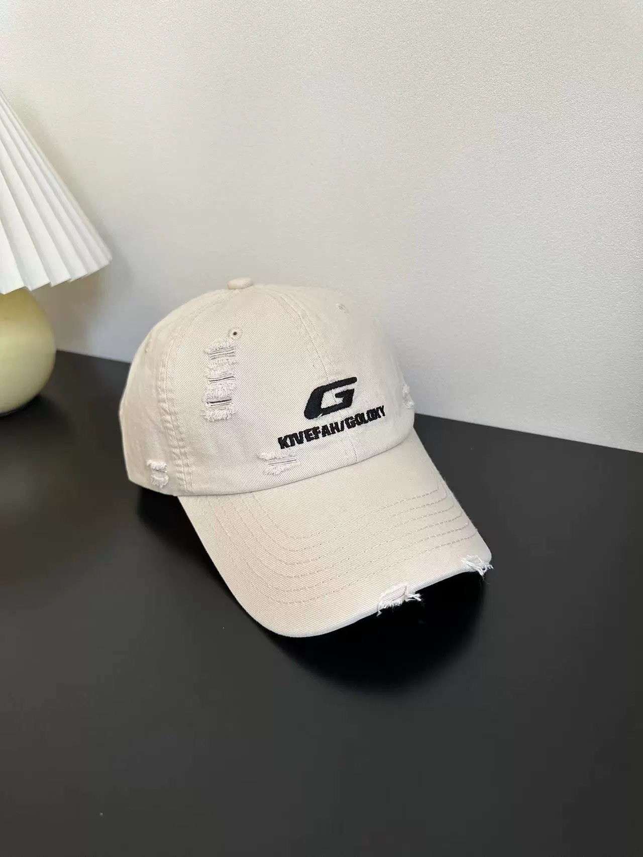 gorra de béisbol big g-beige