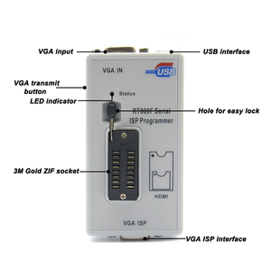 2023 Newest RT809F Serial ISP Programmer with Full Adapters +EDID Cable +ICSP Bios Universal Programmer