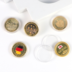 シルバーゴールドメタルコインカスタム記念古い収集チャレンジコインボックス - Product Image 3