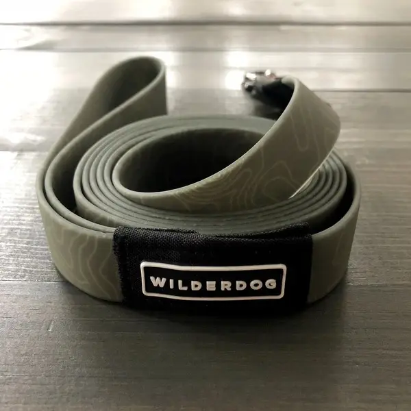 PVC Nilon Tali Anyaman Stripe Pet Leash Mode Desain Transfer Panas Pencetakan Kustom Dilapisi Karet Tahan Air Tali Kerah Anjing