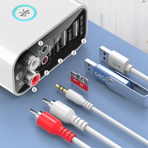 Transmisor receptor BT 5,0 2 en 1, adaptador de Audio inalámbrico RCA de 3,5mm, disco U/TF Play, compatible con Control de aplicación, Cargador USB - Product Image 4