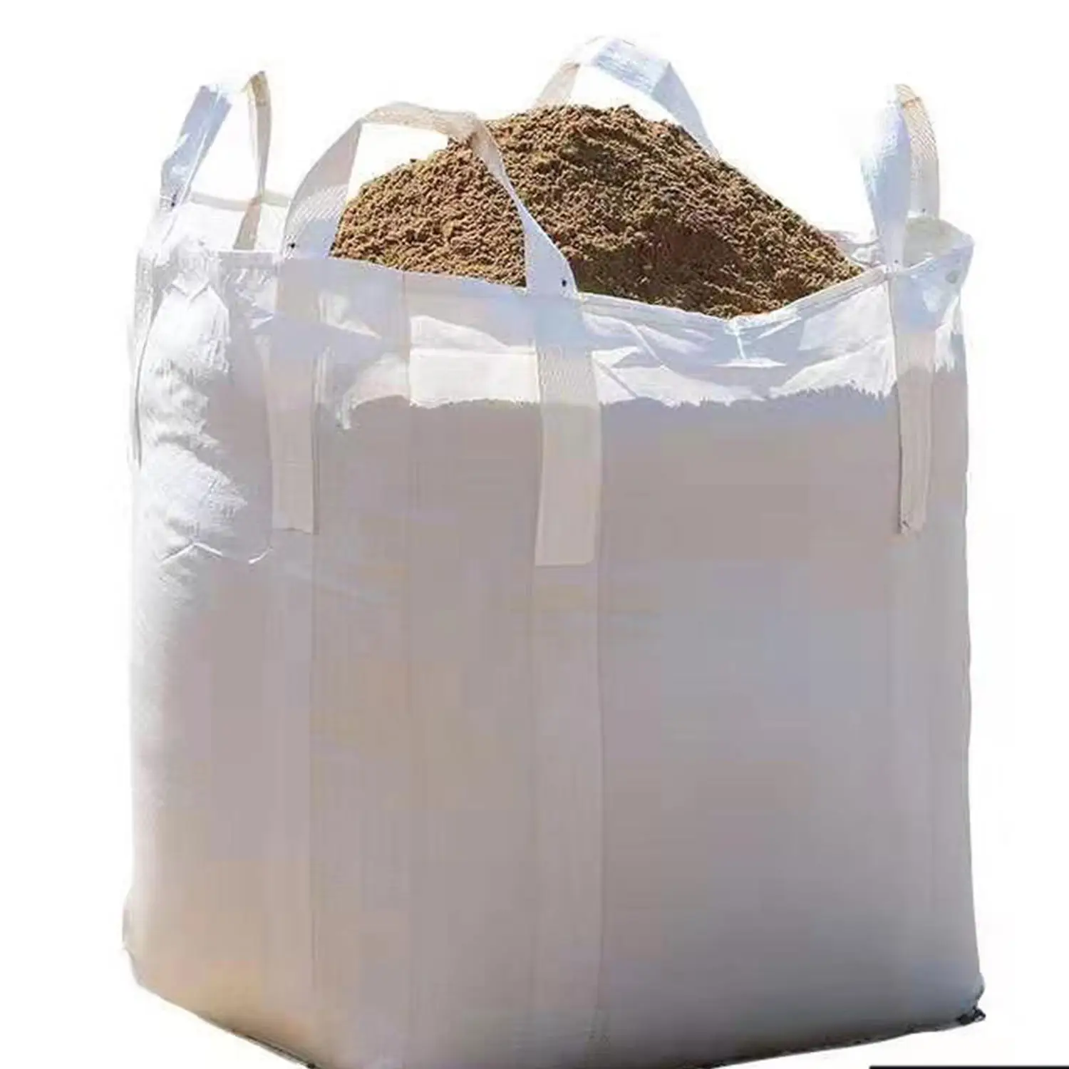 Fibc Big Bag Pp Geweven Jumbo Bulkzakken 1 Ton 1000Kg 1.5 Ton Grote Superzakken Jumbo Tassen