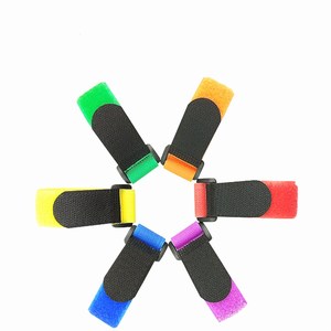 Factory Customized Colorful Adjustable <strong>Hook</strong> and <strong>Loop</strong> Cinch <strong>Strap</strong>
