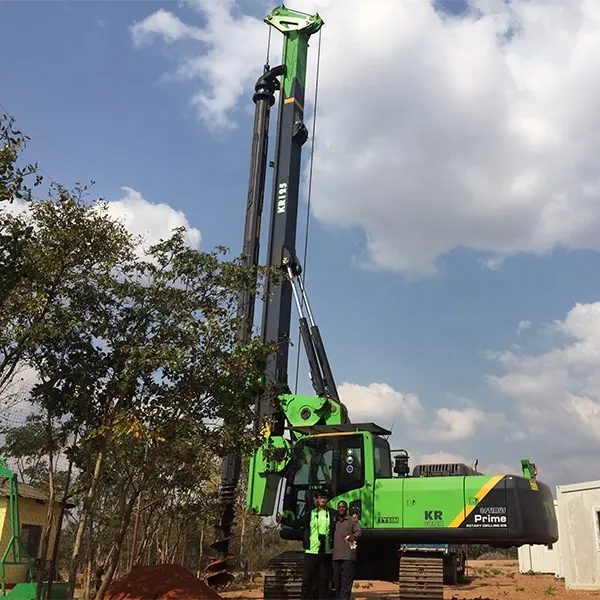 TYSIM KR125 sử dụng pile driver rotary chồng chất rig thiết bị để bán