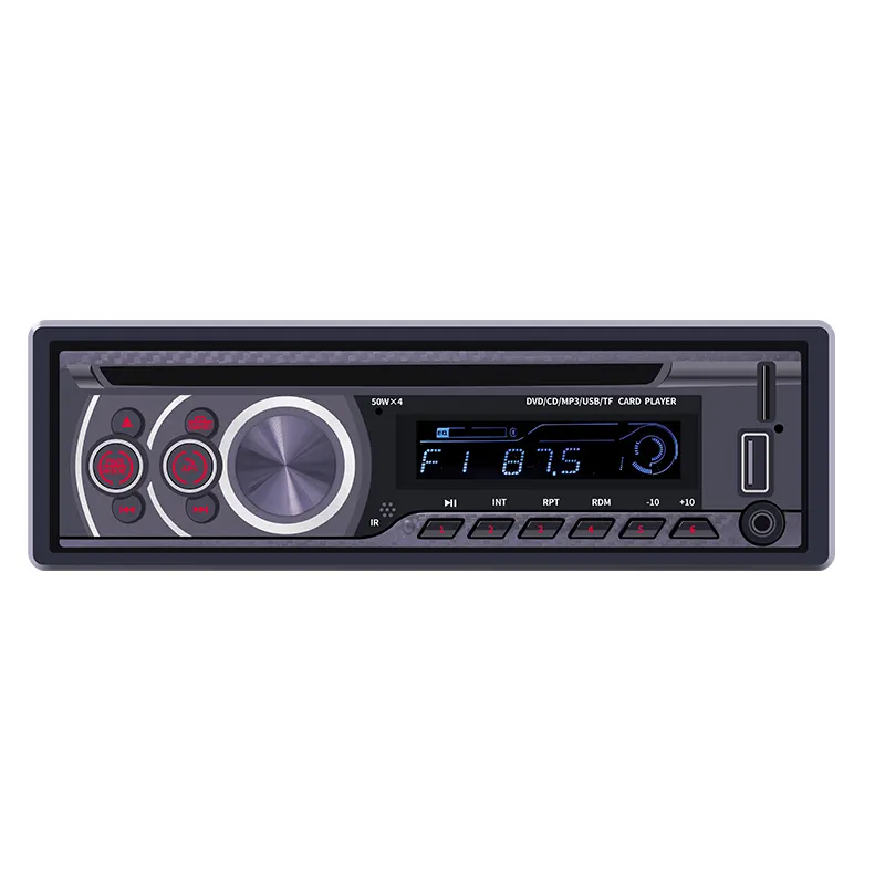 Esunway 1din 12v dvd player para carro, áudio multifuncional, veículo, cd vcd player com controle remoto, mp3 player
