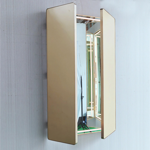 Gương trang điểm khung vàng ba lần-Thiết kế có thể gập lại, độ nét cao, sử dụng trang điểm hàng ngày cho nhu cầu làm đẹp toàn thân - Product Image 6