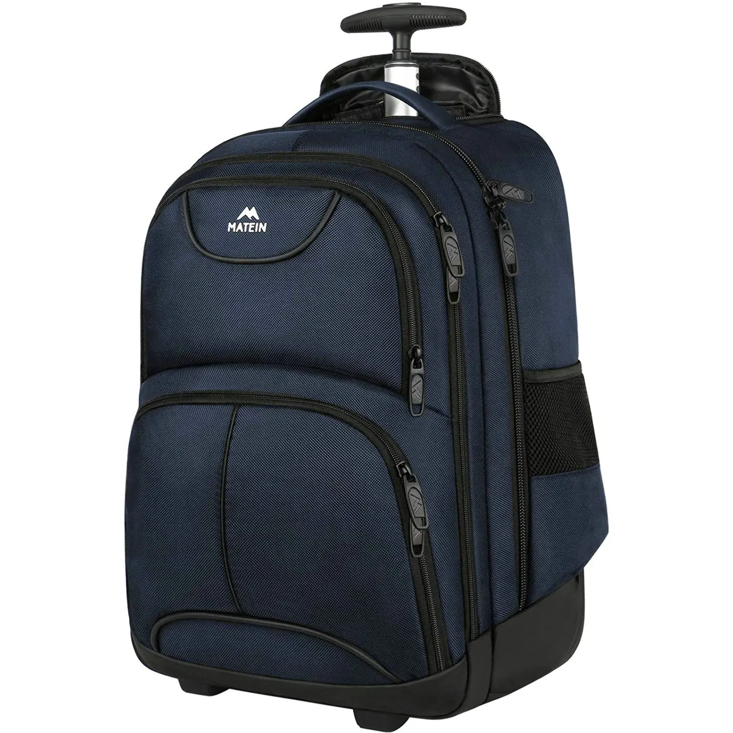 Лучшая переноска Matein для переноски ноутбука, переноска для путешествий, водонепроницаемый деловой рюкзак с колесами, черный качественный рюкзак для ноутбука