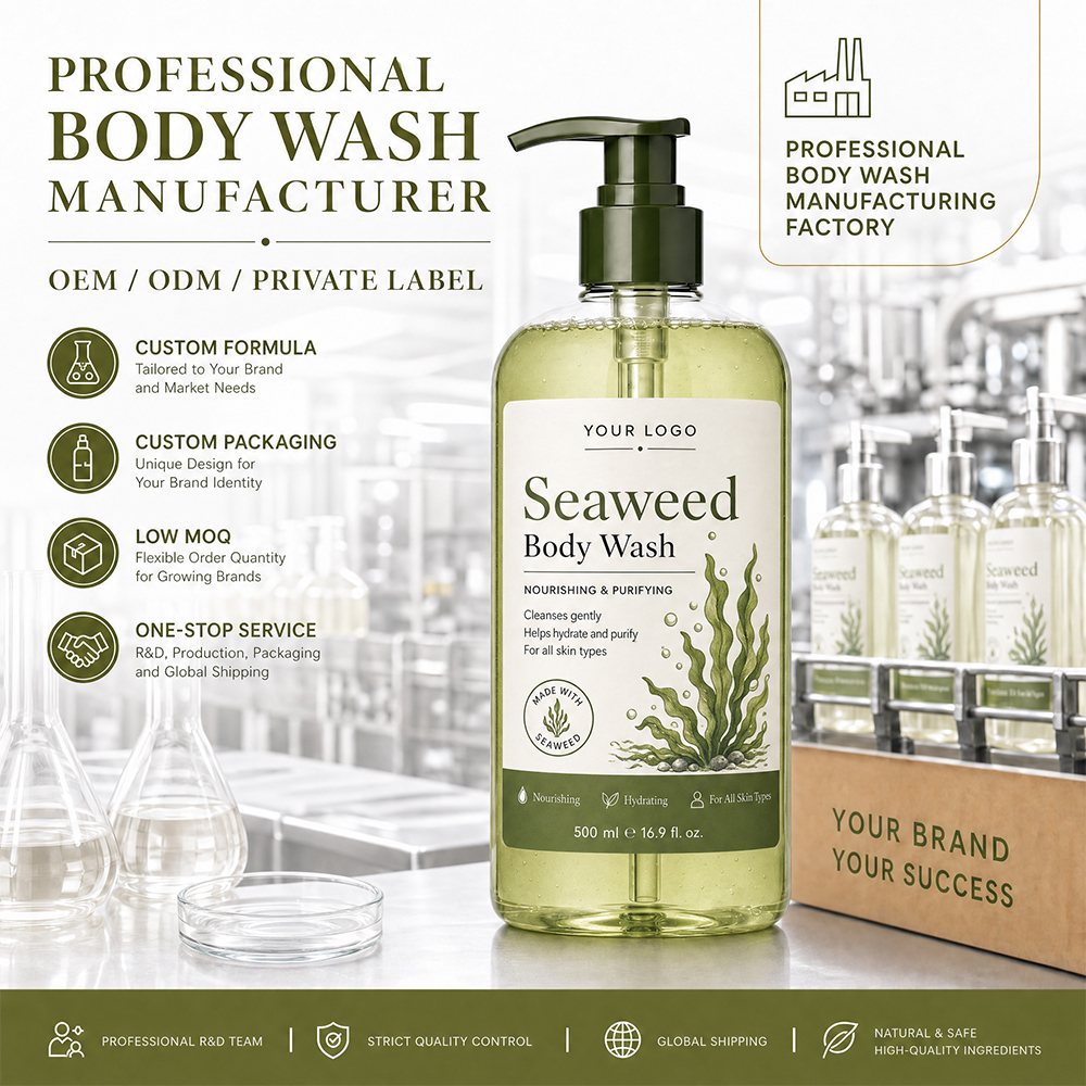 Gel douche aux algues