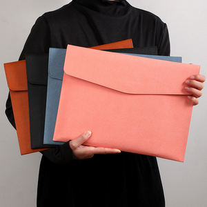 מוכן למשלוח a4 עסק תיק pu עור תיוק מוצרי תיק תיק תיק נשיאה עשוי מחומר pu עמיד - Product Image 4