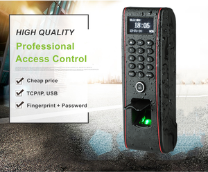 Zk-Software TF1700 IP65 Wasserdichtes Außentür schloss Smart Biometric Fingerprint Time Anwesenheit Zugangs kontrolle - Product Image 3