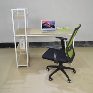 Đa chức năng trao đổi phần trái và phải bàn máy tính bàn gỗ PC Bàn học sinh với giá sách cho gia đình - Product Image 1