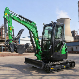 Spedizione gratuita EPA 3.7ton piccolo Micro escavatore Farm altamente efficiente cingolato Micro escavatore idraulico Mini escavatori con cabina - Product Image 2