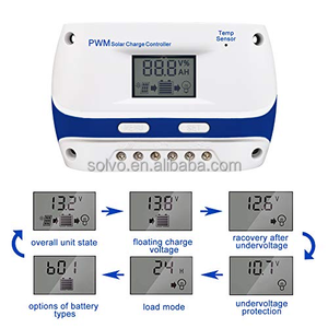Regolatore di carica solare di migliore qualità 40A 15% maggiore efficienza di ricarica rispetto a simili Controller PWM Ampere Display porta USB - Product Image 2