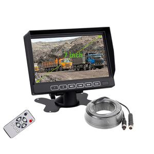 Fábrica personalizada caliente 7 pulgadas PAL/NTSC 2 CH CVBS AHD entrada de vídeo Monitor de coche para camión autobús - Product Image 2