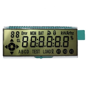 Benutzer definierte LCD-Anzeige grün 7 Segment 6-stellige Meter LCD-Bildschirm - Product Image 1