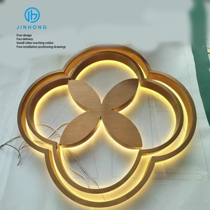 Chữ lớn 3D <span class=keywords><strong>LED</strong></span> dấu hiệu tùy chỉnh kinh doanh dấu hiệu 3D chữ dẫn ánh sáng thư dẫn bảng hiệu Backlit 3D Acrylic thư ký kim loại - Product Image 4