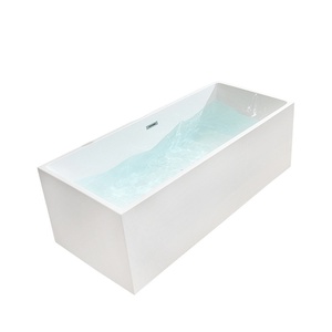 热220L水容量防滑后现代风格浴室石头浸泡独立浴缸冰浴 - Product Image 2