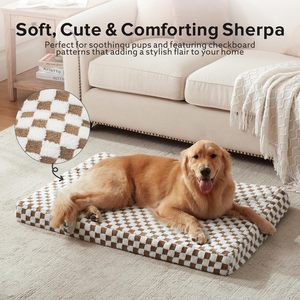 Tùy Chỉnh Mật Độ Cao Chỉnh Hình Bộ Nhớ Bọt Con Chó Kiểm Tra Mô Hình Giường Mat Sang Trọng Giường Con Chó Có Thể Tháo Rời Có Thể Giặt Bìa - Product Image 5