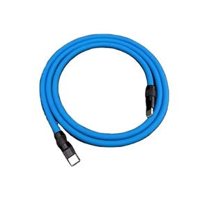 2025 tombul hızlı telefon şarj kablosu dayanıklı yumuşak silikon USB C kablo 240W ekstra kalın telefon şarj kablosu Iphone 15 16 PRO - Product Image 1