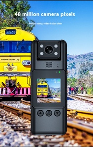 Ses ve Video kayıt ortamı desteği CMOS görüntüleme sensörü ile 360 ° dönebilir Lens MIni vücut kamerası - Product Image 2