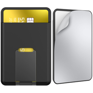 AhaStyle กระเป๋าสตางค์ซิลิโคนพร้อมที่ใส่,สำหรับ Apple & Samsung & Huawei RFID กาวแข็งแรงสามารถใช้ซ้ำได้2ใบ - Product Image 1