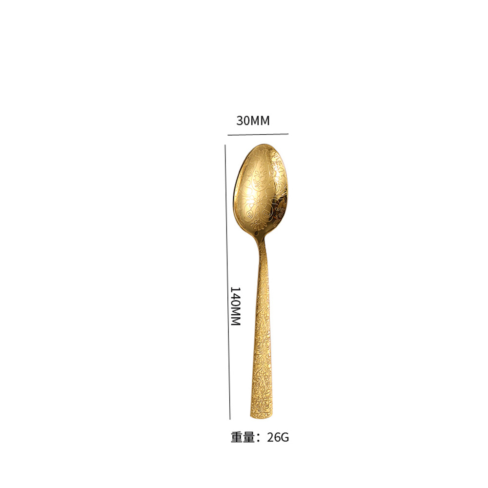 Cuchara de postre (oro)