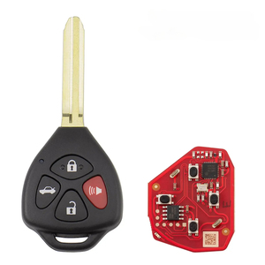 Arayüz XKTO22EN evrensel uzaktan anahtar 2nd nesil 4 düğme tel uzaktan anahtar Toyota tarzı düz VVDI Mini/anahtar aracı Max - Product Image 1