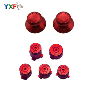 Per Controller Xbox 360 Kit Mod in metallo in alluminio levette levette Joystick proiettile analogico pulsanti guida ABXY sostituisci - Product Image 6