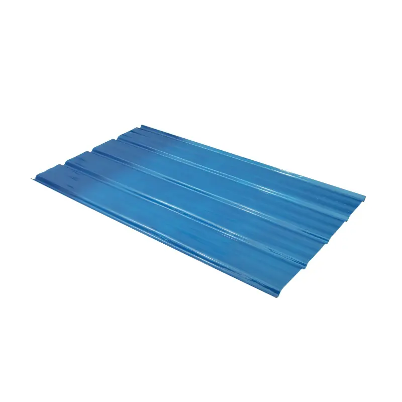 Flame retardant Color Stable Anti-UV FRP Roof Sheet Anti-impact Heat Insulation fiberglass Building Materials