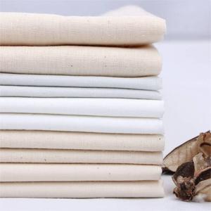 Vải dệt thoi màu xám poplin Twill vải chải kỹ bông 100% cotton TC 90/10 80/20 65/35 cvc60/40 greige bông vải - Product Image 5