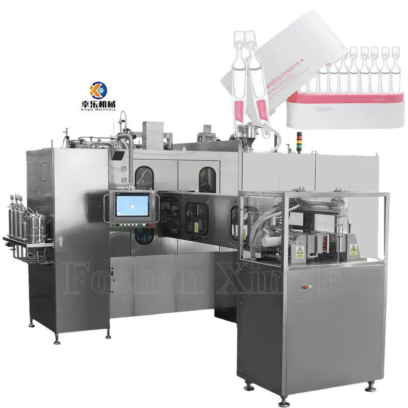 Normal Saline Iv Solution Factory Price Automatic Oil Liquid Sealing Ampoule Vial Filling Injectable Blow Fill Seal Machine