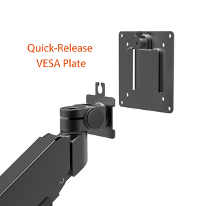 CHARMOUNT ขาตั้งจอภาพตั้งโต๊ะปรับความสูงได้ ขาตั้งจอภาพแบบปรับได้ ขาตั้ง VESA สําหรับจอภาพ - Product Image 4