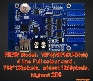 Красочный светодиодный экран WIFI контроллер HuiDu HD-WF1 WF2 WF4 для HUB75 P10 P8 P6 P5 полноцветный светодиодный модуль - Product Image 4