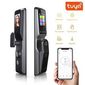 Akıllı kapı kilidi kamera ile akıllı parmak izi dijital şifre elektronik otomatik Wifi kilitleri kapı kilidi PST-AF90P - Product Image 3