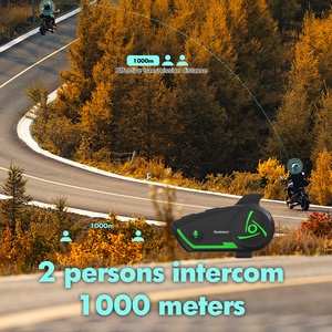 Intercomunicador inalámbrico para casco de motocicleta, auriculares estéreo Bluetooth 5,2 manos libres, IP67, resistente al agua, 850mAh, auricular de larga espera - Product Image 4