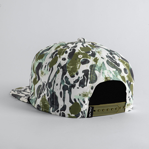 Custom Rope Hat 5 <strong>Panel</strong> Unstructured Trucker Hat High Quality Snapback Cap Ripstop Polyester Flat Brim Trucker Hat <strong>With</strong> Rope - Product Image 2