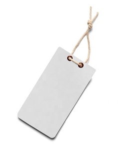 Etiquetas colgantes de papel ecológicas reutilizables personalizadas, etiquetas para ropa con cuerda, etiquetas colgantes personalizadas que imprimen su propio logotipo - Product Image 4