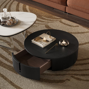 Diamond Stone Glossy <strong>Table</strong> Top Sofa Center <strong>Table</strong> with Drawer Storage <strong>Multi</strong> <strong>Function</strong> and Separable Stolik Kawowy - Product Image 5