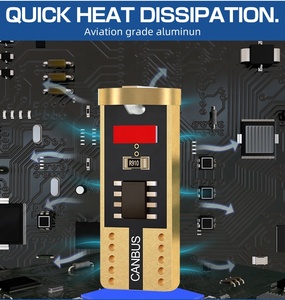 <strong>T10</strong> <strong>168</strong> 2.1w Strobe Error Free 2055chip <strong>LED</strong> Replacement Bulbs for Car Dome Map Door Courtesy License Plate Lights - Product Image 6