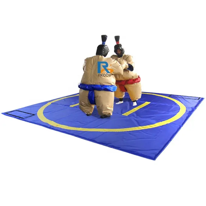 Tuta da wrestling gonfiabile personalizzata che combatte il gioco sportivo gonfiabile sumo wrestling suits mat fighting arena