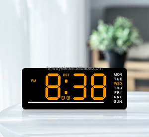 Sveglia da tavolo digitale a LED multifunzione con doppio allarme regolabile luminosità con display del calendario della temperatura