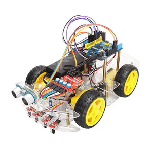 Eparthub Smart Car Robot Kit mit Ultraschalls ensor zur Leitungs verfolgung und Hindernis vermeidung in Fernbedienung anwendungen