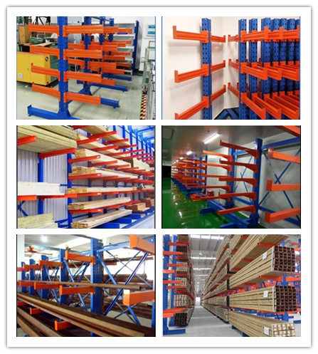 2000kg Capacity Steel Tube Cantilever Rack Shelves For Fabric Roll Storage 5