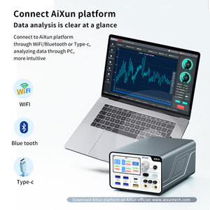 AiXun P3208 320W akıllı telefon için regüle güç kaynağı 32V 8A gerilim ampermetre ip7-14 Pro/Max hızlı şarj algılama kablo test cihazı - Product Image 6