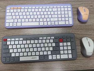 Ultra dünne drahtlose Tastatur mit 99 Tasten und Maus Combo Dual Mode 2.4G Low Profile für Win/Mac Laptop/Desktop - Product Image 3